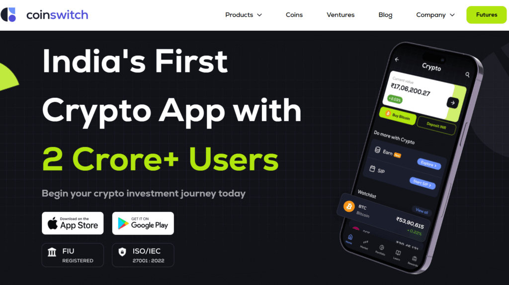 Coinswitch app
